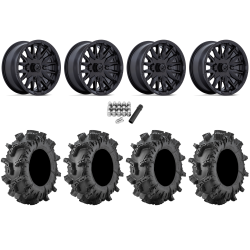 Terminator MAX 30x10-14 (6ply) Tires on MSA M49 Creed Matte Black Wheels
