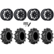 Terminator MAX 30x10-14 (6ply) Tires on MSA M52 Radar Gloss Black Wheels
