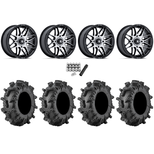 Terminator MAX 30x10-14 (6ply) Tires on MSA M52 Radar Machined Wheels