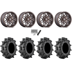 Terminator MAX 30x10-14 (6ply) Tires on MSA M52 Radar Matte Bronze Wheels