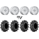 Terminator MAX 30x10-14 (6ply) Tires on MSA M54 Spark Polished Wheels