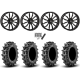 Terminator MAX 44x10-24 Tires on High Lifter HL21 Gloss Black Wheels