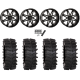 System 3 XT400W 37x12-24 Tires on ST-7 Gloss Black (24x9) Wheels
