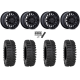 System 3 XT400 33x10-15 Tires on MSA M50 Clubber Gloss Black Wheels