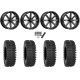 System 3 XT400 35x10-18 Tires on MSA M41 Boxer Gloss Black Milled Wheels