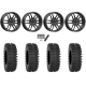 System 3 XT400 35x10-18 Tires on MSA M43 Fang Titanium Tint Wheels