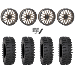 System 3 XT400 35x9.5-20 Tires on System 3 Offroad ST-3 Bronze Wheels