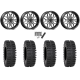 System 3 XT400 37x9.5-22 Tires on MSA M47 Sniper Gloss Black Milled Wheels