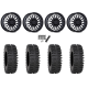 System 3 XT400 37x9.5-22 Tires on MSA M50 Clubber Gloss Black Wheels