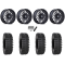 System 3 XT400 37x9.5-22 Tires on MSA M50 Clubber Matte Black DDT Wheels