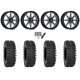 System 3 XT400 37x9.5-22 Tires on MSA M54 Spark Gloss Black Milled Wheels