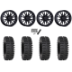 System 3 XT400 40x9.5-24 Tires on MSA M51 Thunderlips Matte Black Wheels