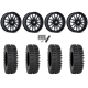 System 3 XT400 40x9.5-24 Tires on MSA M55 Commander Gloss Black Milled Wheels