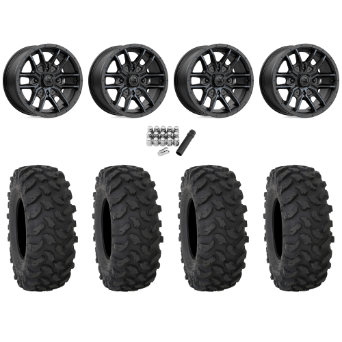 System 3 XTR370 28x10-14 Tires on MSA M43 Fang Titanium Tint Wheels
