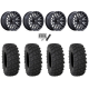 System 3 XTR370 30x10-14 Tires on MSA M49 Creed Matte Black & Machined Wheels
