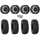 System 3 XTR370 28x10-14 Tires on MSA M52 Radar Gloss Black Wheels