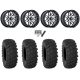 System 3 XTR370 28x10-14 Tires on MSA M52 Radar Machined Wheels