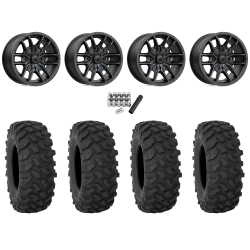 System 3 XTR370 30x10-14 Tires on MSA M43 Fang Titanium Tint Wheels