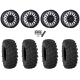 System 3 XTR370 30x10-15 Tires on MSA M50 Clubber Gloss Black Wheels