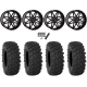 System 3 XTR370 35x10-20 Tires on System 3 Offroad ST-7 Gloss Black Wheels