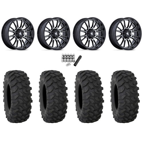 System 3 XTR370 37x10-22 Tires on MSA M51 Thunderlips Machined Wheels