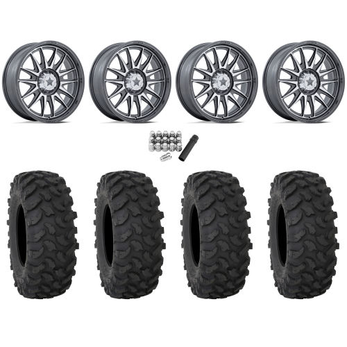 System 3 XTR370 37x10-22 Tires on MSA M55 Commander Platinum Machined Wheels
