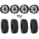 System 3 XTR370 40x10-24 Tires on MSA M34 Flash Gloss Black Milled Wheels