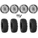 System 3 XTR370 40x10-24 Tires on MSA M47 Sniper Gunmetal Milled Wheels