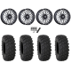 System 3 XTR370 40x10-24 Tires on MSA M50 Clubber Machined Wheels