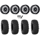 System 3 XTR370 40x10-24 Tires on MSA M55 Commander Gloss Black Milled Wheels