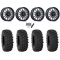 System 3 XTR370 40x10-24 Tires on MSA M55 Commander Matte Gunmetal Wheels