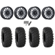System 3 XTR370 40x10-24 Tires on MSA M55 Commander Matte Gunmetal Wheels