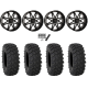System 3 XTR370 40x10-24 Tires on System 3 Offroad ST-7 Gloss Black (24x9) Wheels