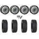 System 3 XT400 35x10-15 Tires on SB-8 Brushed Grey Beadlock Wheels System 3 XT400 35x10-15 Tires on SB-8 Brushed Grey Beadlock Wheels