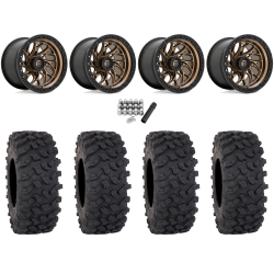 System 3 Offroad XTR370W 32x12-15 (10ply) Radial Tires on Fuel Runner Matte Bronze (15x10) Wheels