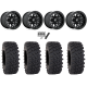System 3 Offroad XTR370W 32x12-15 (10ply) Radial Tires on Fuel Tech Matte Black (15x10) Beadlock Wheels