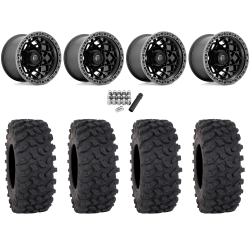 System 3 Offroad XTR370W 32x12-15 (10ply) Radial Tires on Fuel Unit Matte Black (15x10) Wheels