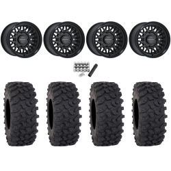 System 3 Offroad XTR370W 32x12-15 (10ply) Radial Tires on Raceline A13 Omega Satin Black (15x10) Wheels