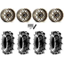 Terache Aztex XL 30x9-14 (8ply) Tires on ITP Hurricane Bronze Wheels