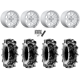Terache Aztex XL 30x9-14 (8ply) Tires on MSA M54 Spark Polished Wheels