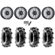 Terache Aztex XL 35x9-20 (8ply) Tires on MSA M50 Clubber Machined Wheels