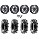 Terache Aztex XL 35x9-20 (8ply) Tires on MSA M51 Thunderlips Machined Wheels
