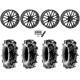 Terache Aztex XL 35x9-20 (8ply) Tires on System 3 Offroad ST-3 Matte Black Wheels