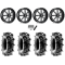 Terache Aztex XL 38x9-22 (8ply) Tires on Fuel Maverick Matte Black Milled Wheels