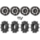Terache Aztex XX 30x8.5-14 Tires on High Lifter HL3 Gloss Black Wheels