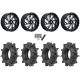 Terache Aztex XX 34x8.5-18 Tires on Fuel Kompressor Gloss Black Milled Wheels Terache Aztex XX 34x8.5-18 Tires on Fuel Kompressor Gloss Black Milled Wheels