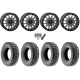 Terache Stryker 30x10-14 (8ply) Tires on System 3 Offroad SB-5 Gunmetal Grey Beadlock Wheels