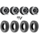 Terache Stryker 32x10-15 (8ply) Tires on Fuel Hardline Gloss Black Milled Beadlock Wheels