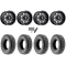 Terache Stryker 32x10-15 (8ply) Tires on Fuel Maverick Matte Black Milled Wheels