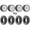 Terache Stryker 32x10-15 (8ply) Tires on Fuel Piston Hyper Silver Machined Wheels